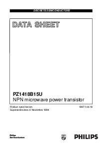 浏览型号PZ1418B15U的Datasheet PDF文件第1页
