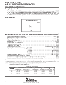浏览型号TLC339QFK的Datasheet PDF文件第2页