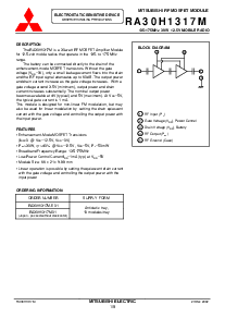 浏览型号RA30H1317M的Datasheet PDF文件第1页