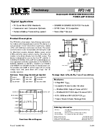 浏览型号RF3146的Datasheet PDF文件第1页
