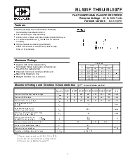 浏览型号RL106F的Datasheet PDF文件第1页