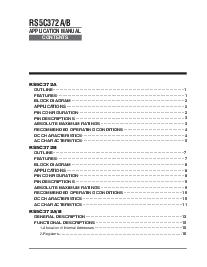 浏览型号RS5C372A的Datasheet PDF文件第3页