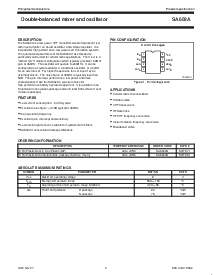 浏览型号SA602AD的Datasheet PDF文件第2页