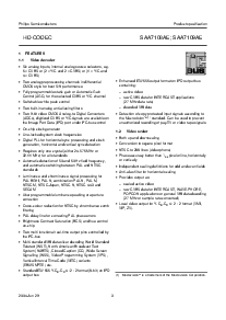 浏览型号SAA7108AE的Datasheet PDF文件第3页