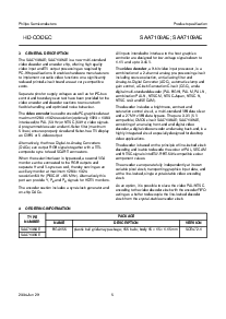 浏览型号SAA7108AE的Datasheet PDF文件第5页