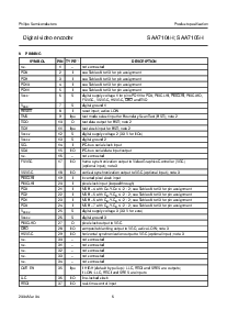 浏览型号SAA7105H的Datasheet PDF文件第6页