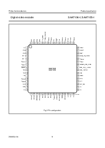 浏览型号SAA7105H的Datasheet PDF文件第8页