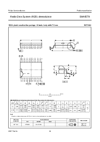 浏览型号SAA6579T的Datasheet PDF文件第10页