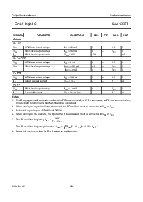 浏览型号SAA1305T的Datasheet PDF文件第18页