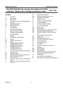 浏览型号SAA7114H的Datasheet PDF文件第2页