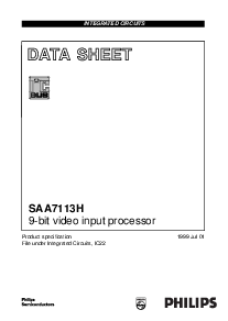 浏览型号SAA7113H的Datasheet PDF文件第1页