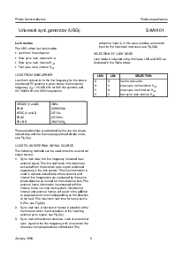 浏览型号SAA1101的Datasheet PDF文件第5页