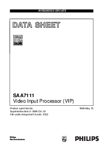 浏览型号SAA7111WP的Datasheet PDF文件第1页
