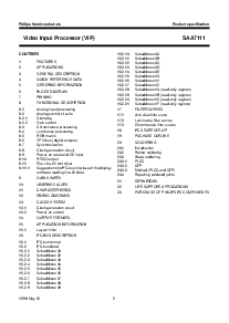 浏览型号SAA7111H的Datasheet PDF文件第2页