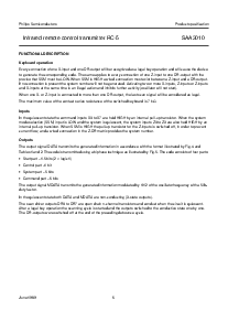 浏览型号SAA3010的Datasheet PDF文件第6页