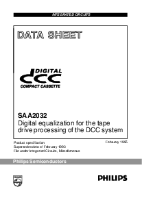 浏览型号SAA2032的Datasheet PDF文件第1页