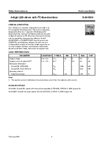 浏览型号SAA1064的Datasheet PDF文件第2页