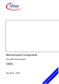 浏览型号SAB-C505L的Datasheet PDF文件第1页