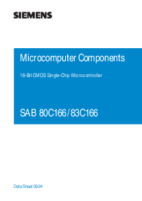 浏览型号SAB80C166-M-T3的Datasheet PDF文件第1页