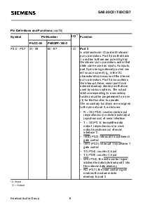 浏览型号SAB80C537-N-T40/85的Datasheet PDF文件第9页
