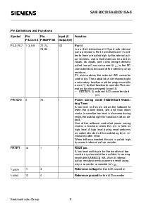 浏览型号SAB83C515A-5N18的Datasheet PDF文件第7页