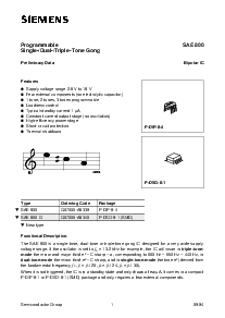 浏览型号SAE800的Datasheet PDF文件第1页