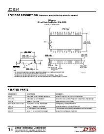 浏览型号LTC1334ISW的Datasheet PDF文件第16页