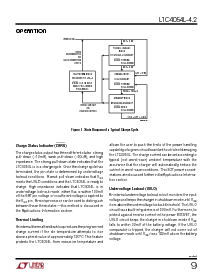 浏览型号LTC4054L-4.2的Datasheet PDF文件第9页
