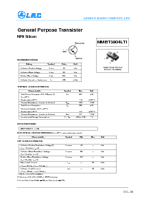 浏览型号MMBT3904LT1的Datasheet PDF文件第1页
