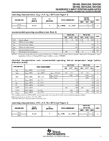 浏览型号SNJ54S00W的Datasheet PDF文件第5页