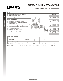浏览型号BZX84C4V7T的Datasheet PDF文件第1页