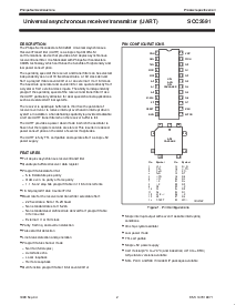 浏览型号SCC2691AC1A28的Datasheet PDF文件第2页