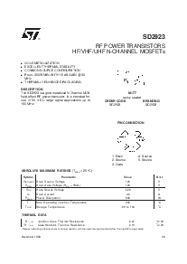 浏览型号SD2923的Datasheet PDF文件第1页