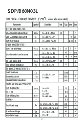 浏览型号SDP60N03L的Datasheet PDF文件第2页