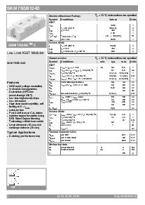 浏览型号SKM75GB124D的Datasheet PDF文件第1页