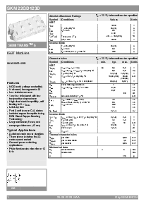 浏览型号SKM22GD123D的Datasheet PDF文件第1页