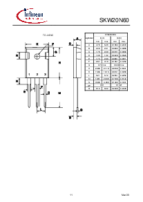 浏览型号SKW20N60的Datasheet PDF文件第11页
