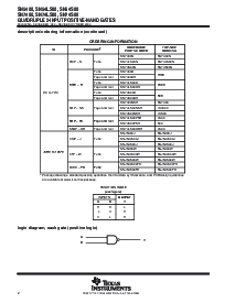 浏览型号SNJ5400J的Datasheet PDF文件第2页