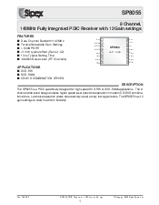 浏览型号SP8055的Datasheet PDF文件第1页