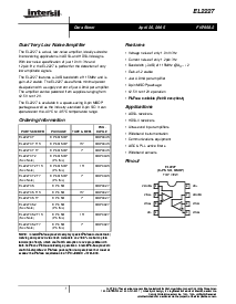 浏览型号EL2227CS-T13的Datasheet PDF文件第1页