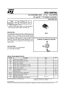 浏览型号STD10NF06L的Datasheet PDF文件第1页
