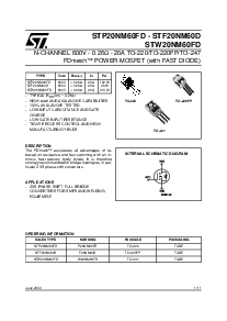 浏览型号STP20NM60FD的Datasheet PDF文件第1页