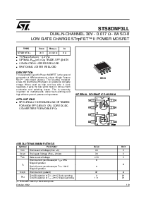 浏览型号STS8DNF3LL的Datasheet PDF文件第1页