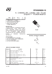 浏览型号STW80NE06-10的Datasheet PDF文件第1页