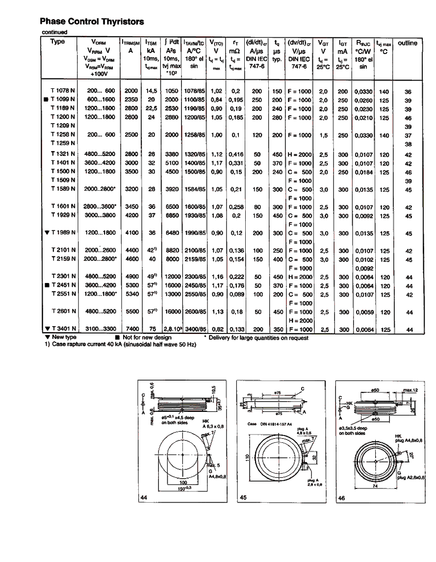 浏览型号T160N的Datasheet PDF文件第3页