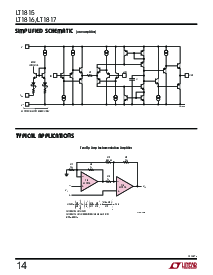 浏览型号LT1817的Datasheet PDF文件第14页