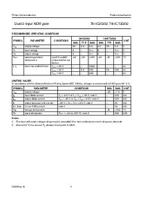 浏览型号74HCT2G02DC的Datasheet PDF文件第5页