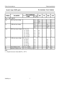 浏览型号74HCT2G02DC的Datasheet PDF文件第7页