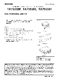 浏览型号TA75558F的Datasheet PDF文件第1页
