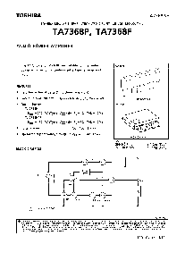 浏览型号TA7368F的Datasheet PDF文件第1页